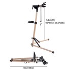 Heavy Duty Bike Repair Stand Adjustable Maintenance Bike Rack W tool Tray 110 Lb