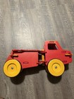 Moover Red Ride-on Wooden Truck Denmark W  Seat 