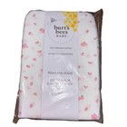 Burt s Bees Baby  Organic Cotton Fitted Crib Sheet Butterfly Garden Blossom New