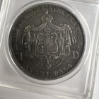 1883 Hawaii  1 Akahi Dala King Kalakaua Coin Medal Silver Real Vintage Rare