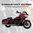 Aftermarket Silver Aluminum Rear Shocks Suspension For Harley Touring 2014   2025