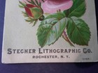 Trade Card Stecher Lithographic Co  Rochester  N y  Famous For Postcards     5a