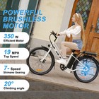 2024 Electric Bike 26  Ebike For Adults 500w Motor City Bicycle -commuter E-bike