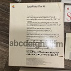 Vintage 1980s Apple Lot 34 Floppy Disk  Laserwriter Kit paper Cassette - Manuals