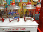 Toms Peanut Slant Front Cabinet Top Cookie Jar 3 Piece Top  Brackett Set For