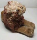 Vintage Steiff Leo Lion Lying Down 1950 s-60 s Mohair Plush Animal Glass Eyes