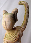 Ancient Chinese Earthenware Female Dancer Figurine Tang Dynasty  618-907 Ad 