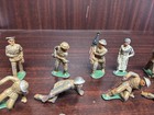 Vintage Group Of 16 Barclay Manoil Toy Soldiers Dimestore Some Htf Defects