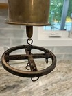Antique Brass Salter   Co Windup Fireplace Chimney Meat Jack Spit Smoker no Key 