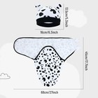2 Pieces Adjustable Soft Cotton Baby Swaddle Sleep Sacks Hats Newborn 2pcs S14