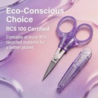 Pafason Small Travel Sewing Craft Scissors Set Straight Precision Fine Tip 4 In