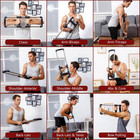 Push Down Bar  Chest Exerciser At Home Workout Equipment   Upper Body Strength T