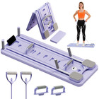 Portable Pilates Reformer Board Foldable Core Ab Trainer Home Gym     New