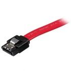 Startech 18  7 Pin Latching Sata Cable  Red