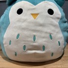 Squishmallows Winston The Owl 16  Plush Blue Teal Large Pillow Stuffed Kellytoy