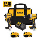Dewalt 20v Max Xr Hammer Drill And Atomic Impact Driver 2 Tool Combo Kit