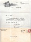 13 Vintage Documents From North Carolina  Nc  1918 - 1972 Letters  Banking  More