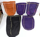 Crown Royal Drawstring Bottle Bags  Lot Of 5 - Millennium 2000  Snowflake  Black