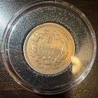 1854  3 Gold Indian Princess Head Coin Business Strike Philadelphia Mint