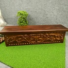 Antique Engraved Wall Shelf  unique Wood Carving Wall Shelf  unique Hand Carved