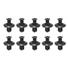 8mm Plastic Push-in Rivets Car Bumper Fender Fastener Clips For Toyota