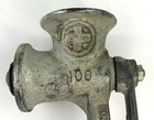 Griswold Erie No 100 Cast Iron 2468 Food Meat Grinder Counter Mount Wood Handle