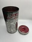 Chivas Regal 12 Year Scotch Whisky Collectible Silver Metal Tin Empty Barware