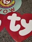 Vtg Ty Beanie Baby Official Club Store Display Sign Hanging Advertisement Lot 3
