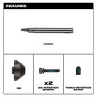Milwaukee 48-44-0272 M12 Fuel 16 Ga Nibbler Punch   Die Set
