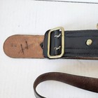 Vintage Opp Ontario Provincial Police Leather Sam Browne Belt Holster Patches   