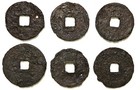 China Song Dynasty Lower Grade Iron Cash Coins - Lot Of 6