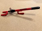 Vintage The Club Car Auto Steering Wheel Lock With Key Red And Black