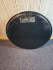 Vtg 1960 s Metal Black Souvenir Michigan State Plate tray 11  Diameter By Nashco