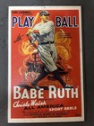 Babe Ruth   Vintage Baseball Poster  Sized 11    X 17   