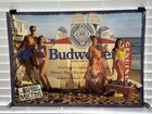 1989 Budweiser Bud Surfer Girls Beach Babes Sexy Beer Poster 28    X 20   