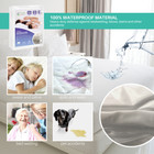 Hygea Natural Waterproof Mattress Cover  Zippered Mattress Cover