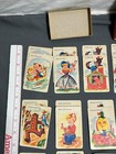 Vintage Fairchild Old Maid Card Game Box Nursery Rhymes Riding Hood Black Samba