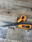 Fiskars Pinking Shears Zig Zag Fabric Craft Scissors Orange Handle