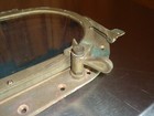 Vintage Brass Bronze Oval Oblong Porthole Window W  Screen Marine Boat