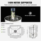 Electric Honey Extractor  2 4 Frame Stainless Steel Beekeeping Extraction  Honey