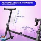 Fahkns Piano Keyboard Stand And Bench  Z Style Portable And Adjustable Piano 