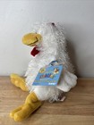 New Sealed Code Ganz Webkinz White Chicken Hm205 Retired 10  Stuffed Plush Nwt