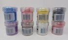 New Ranger Embossing Powder Lot Of 8 - Blue  Pink  Yellow  Black  Purple  White