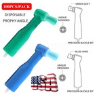 100 Dental Prophy Angles Soft Cup  Disposable   Latex Free  Premium Quality 105  