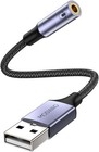 Compact Usb To 3 5mm External Sound Card Adapter For Headsets And Microphones