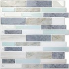  10- Sheet Peel And Stick Backsplash Tiles  12 x12  Light Light Blue Green