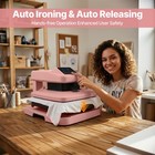 15x15 Auto Heat Press 2-heat Press Machine For T Shirts With Adjustable Pressure