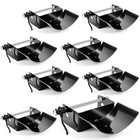 Abbylike 4 Pairs  8 Pieces  Jump Cups Metal Horse Jump Cups With Pin Fits Black