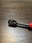 Snap-on 100th Anniv Thld72 1 4  Fixed Head Ratchet Red Handle Cursive Rare