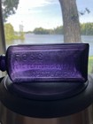Foss  Extracts  - Portland  Maine - Deep Purple Color - Nice Window Bottle 